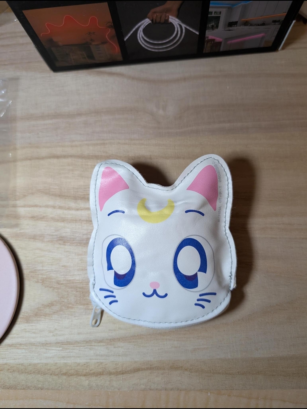 Sailor Moon Artemis Pouch Zipper Pouch Coin Wallet Change Purse New Without Tag